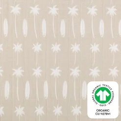 Mini Crib Sheet In GOTS Certified Organic Muslin Cotton