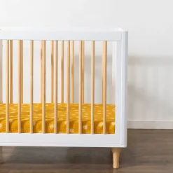 Mini Crib Sheet In GOTS Certified Organic Muslin Cotton