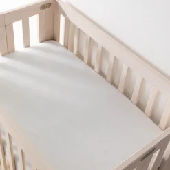 Mini Crib Sheet In GOTS Certified Organic Muslin Cotton