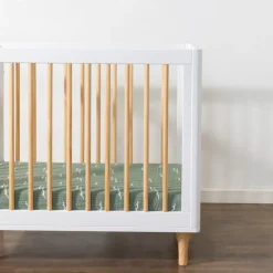 Mini Crib Sheet In GOTS Certified Organic Muslin Cotton
