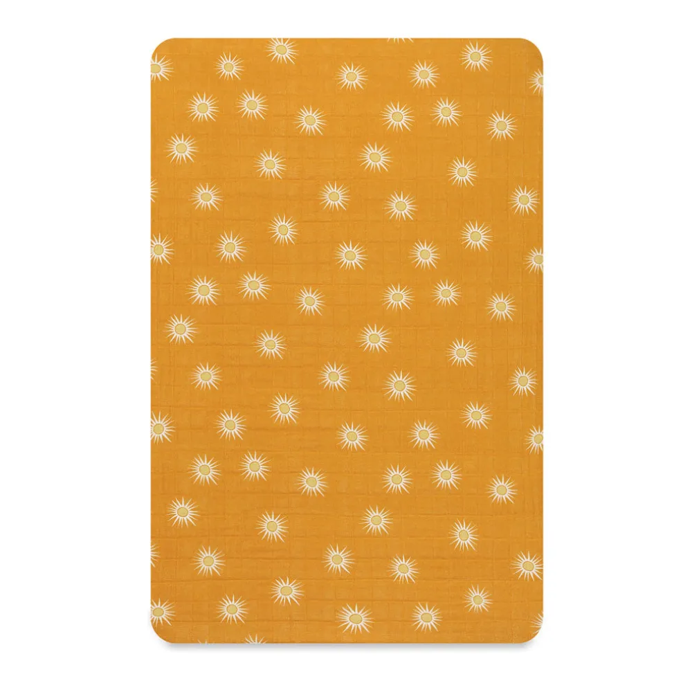 Mini Crib Sheet In GOTS Certified Organic Muslin Cotton