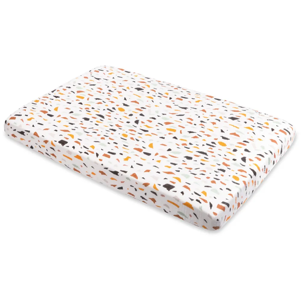 Mini Crib Sheet In GOTS Certified Organic Muslin Cotton