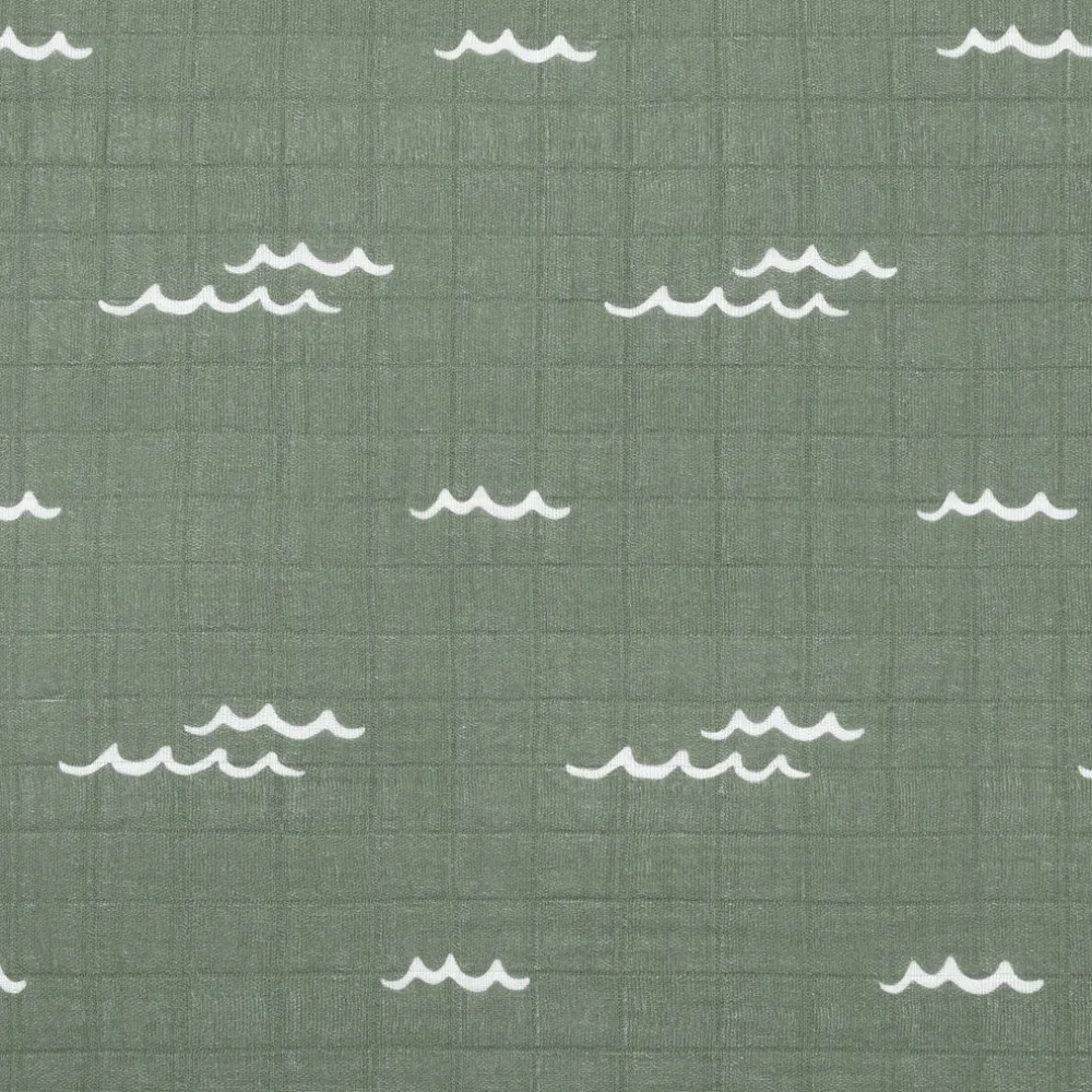 Mini Crib Sheet In GOTS Certified Organic Muslin Cotton