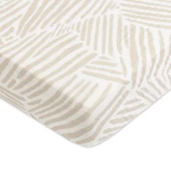 Mini Crib Sheet In GOTS Certified Organic Muslin Cotton