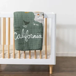Mini Crib Sheet In GOTS Certified Organic Muslin Cotton