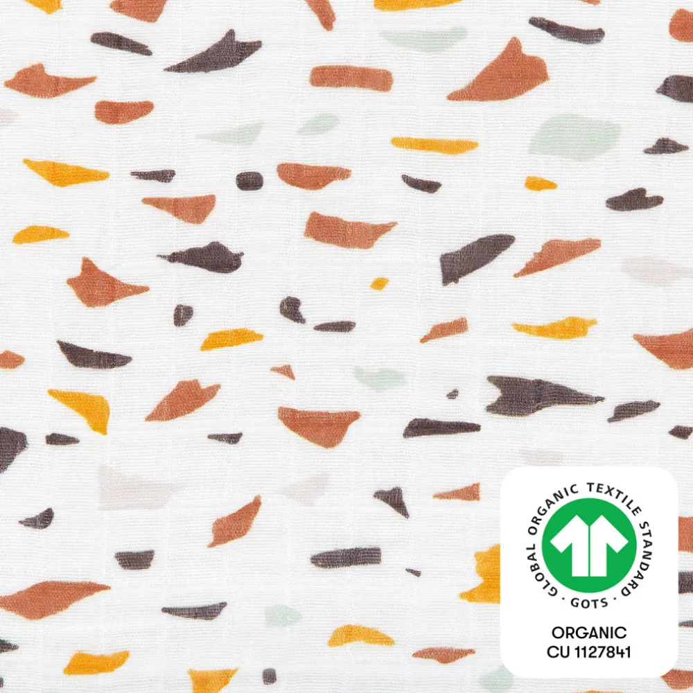 Mini Crib Sheet In GOTS Certified Organic Muslin Cotton