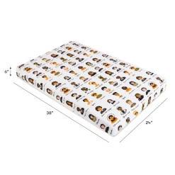 Mini Crib Sheet In GOTS Certified Organic Muslin Cotton
