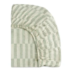 Mini Crib Sheet In GOTS Certified Organic Muslin Cotton