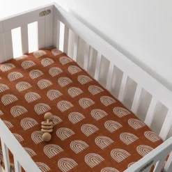 Mini Crib Sheet In GOTS Certified Organic Muslin Cotton