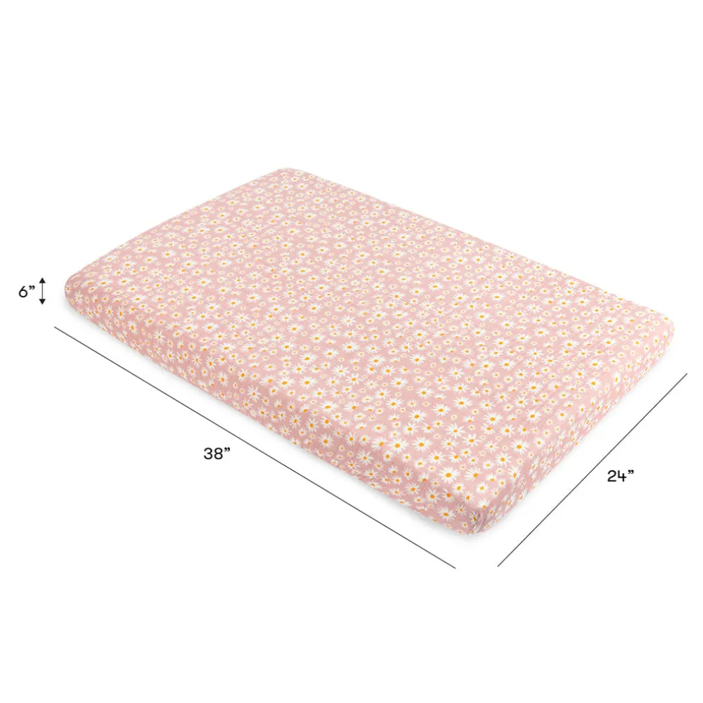 Mini Crib Sheet In GOTS Certified Organic Muslin Cotton