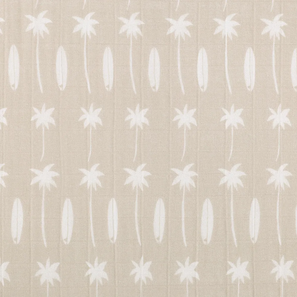 Mini Crib Sheet In GOTS Certified Organic Muslin Cotton