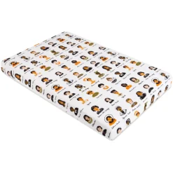 Mini Crib Sheet In GOTS Certified Organic Muslin Cotton