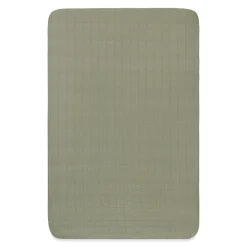 Mini Crib Sheet In GOTS Certified Organic Muslin Cotton