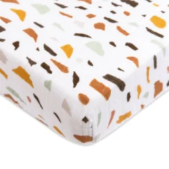 Mini Crib Sheet In GOTS Certified Organic Muslin Cotton