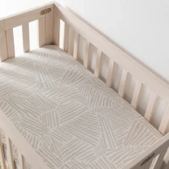 Mini Crib Sheet In GOTS Certified Organic Muslin Cotton
