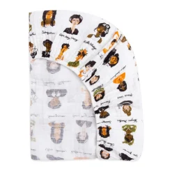 Mini Crib Sheet In GOTS Certified Organic Muslin Cotton