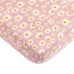 Mini Crib Sheet In GOTS Certified Organic Muslin Cotton