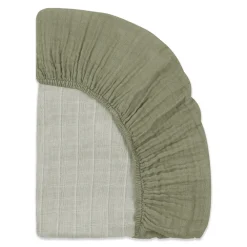 Mini Crib Sheet In GOTS Certified Organic Muslin Cotton