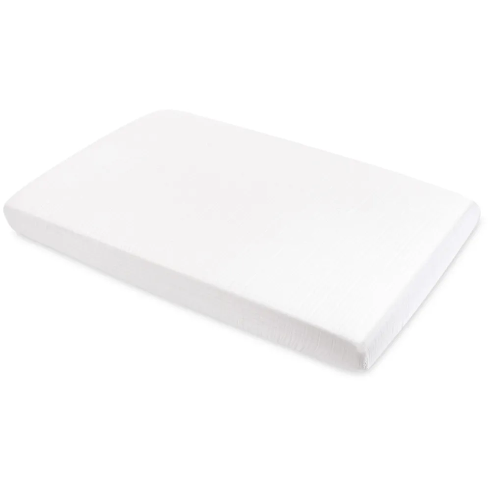 Mini Crib Sheet In GOTS Certified Organic Muslin Cotton