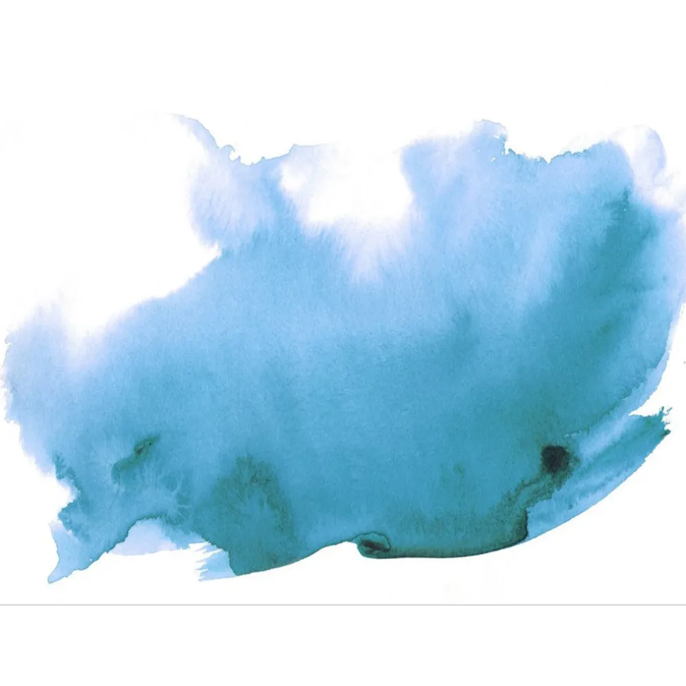 Minimalistic Watercolor Mural