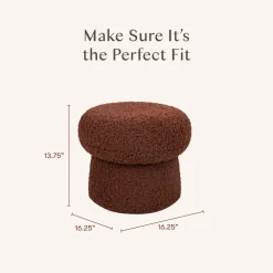 Mini Mushroom Pouf