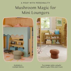 Mini Mushroom Pouf