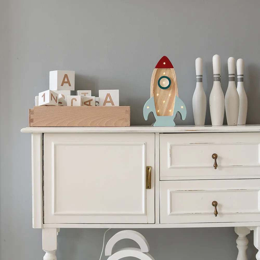 Mini Rocket Ship Lamp