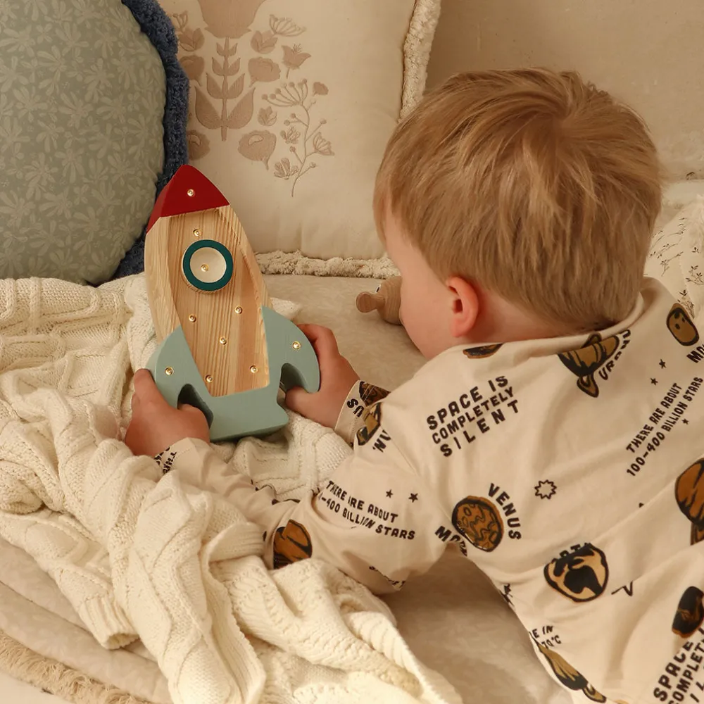 Mini Rocket Ship Lamp