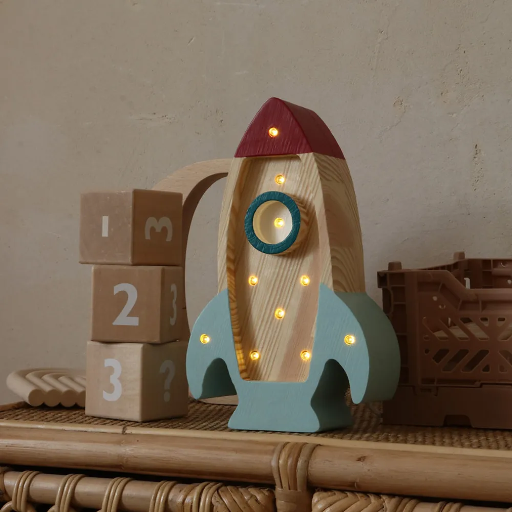 Mini Rocket Ship Lamp