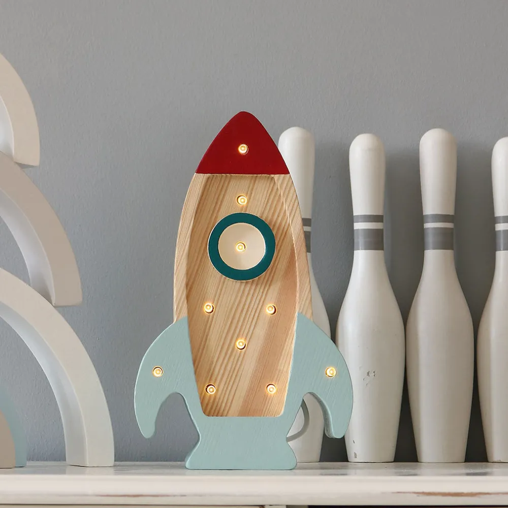Mini Rocket Ship Lamp