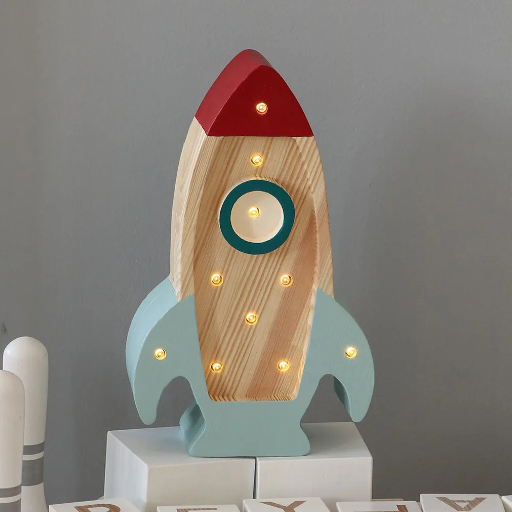 Mini Rocket Ship Lamp