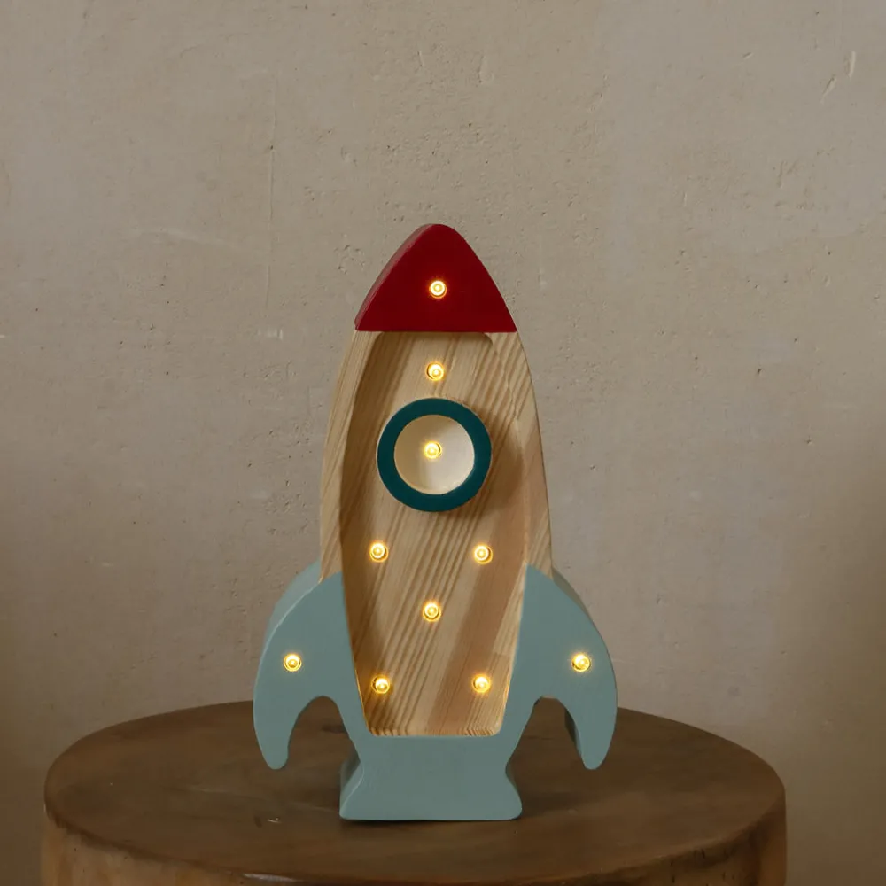 Mini Rocket Ship Lamp