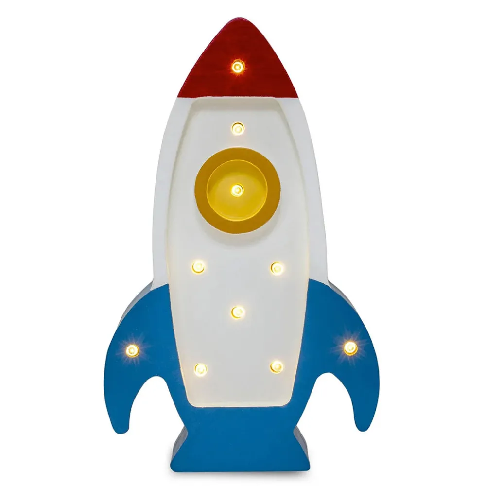 Mini Rocket Ship Lamp