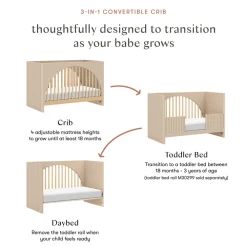 Moab 3-in-1 Convertible Crib