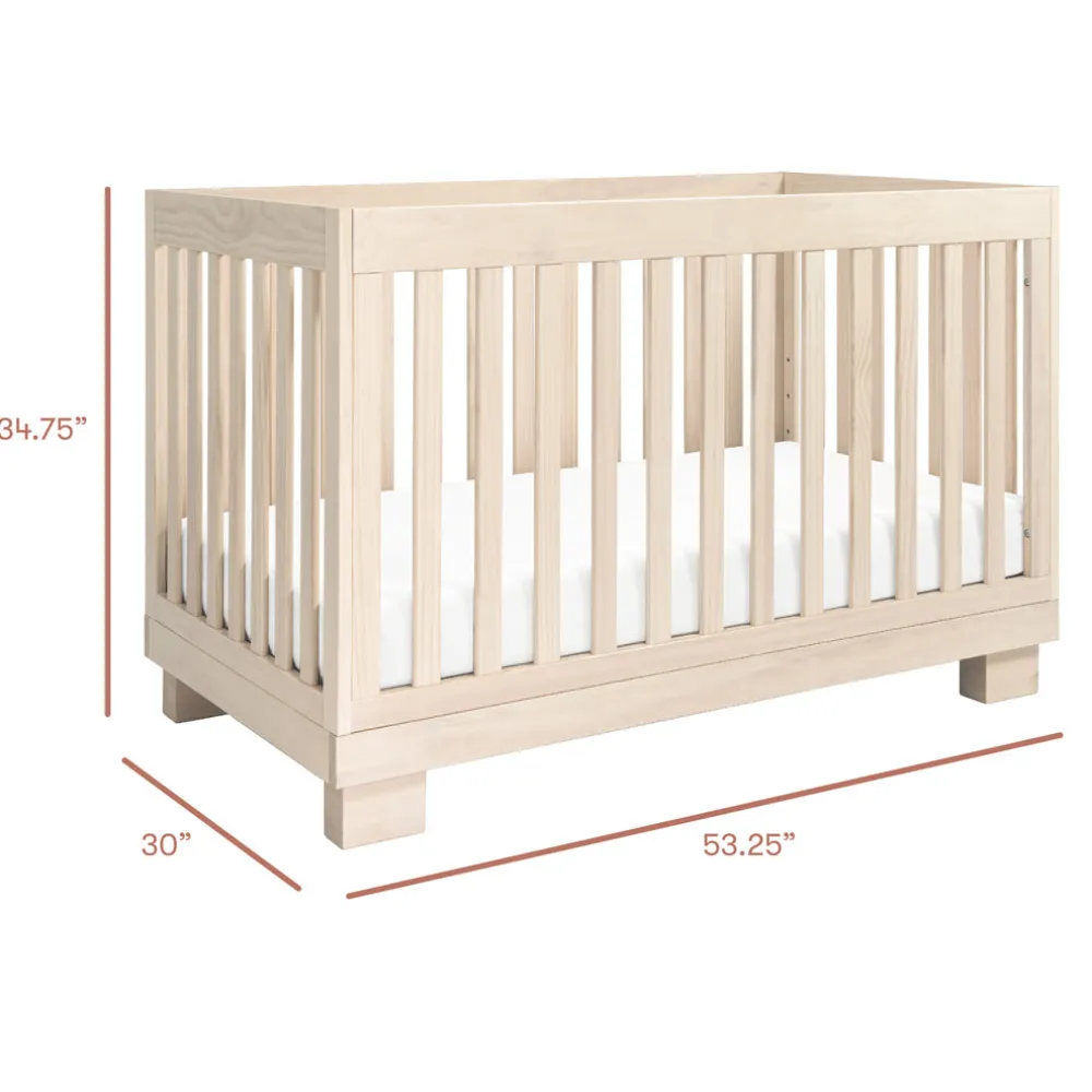 Modo 3-in-1 Convertible Crib with Toddler Bed Conversion Kit
