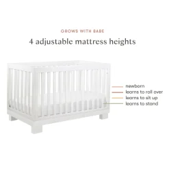 Modo 3-in-1 Convertible Crib with Toddler Bed Conversion Kit
