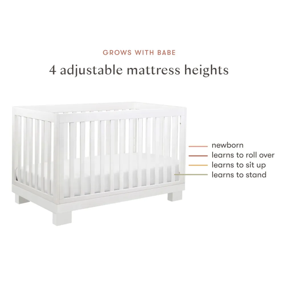 Modo 3-in-1 Convertible Crib with Toddler Bed Conversion Kit