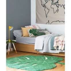 Monstera Leaf Washable Rug
