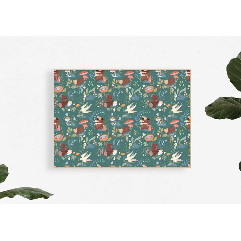 Mushroom Forest Mural