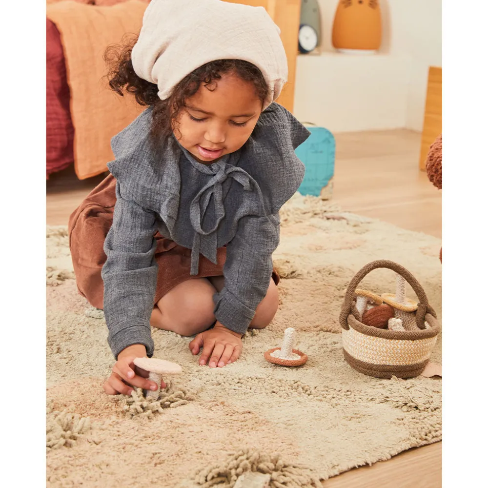 Mushroom Forest Washable Play Rug