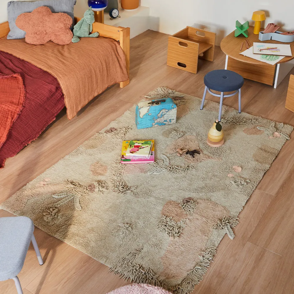 Mushroom Forest Washable Play Rug
