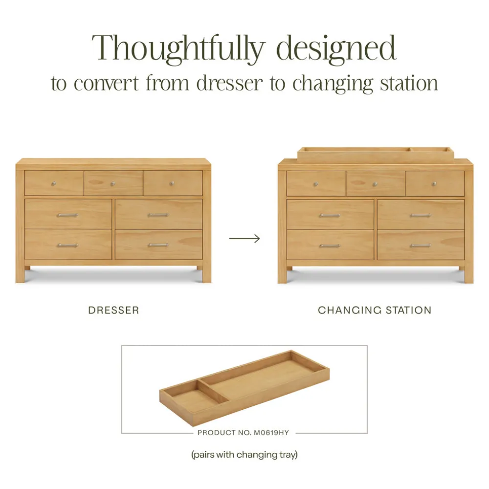 Nantucket 7-Drawer Assembled Dresser