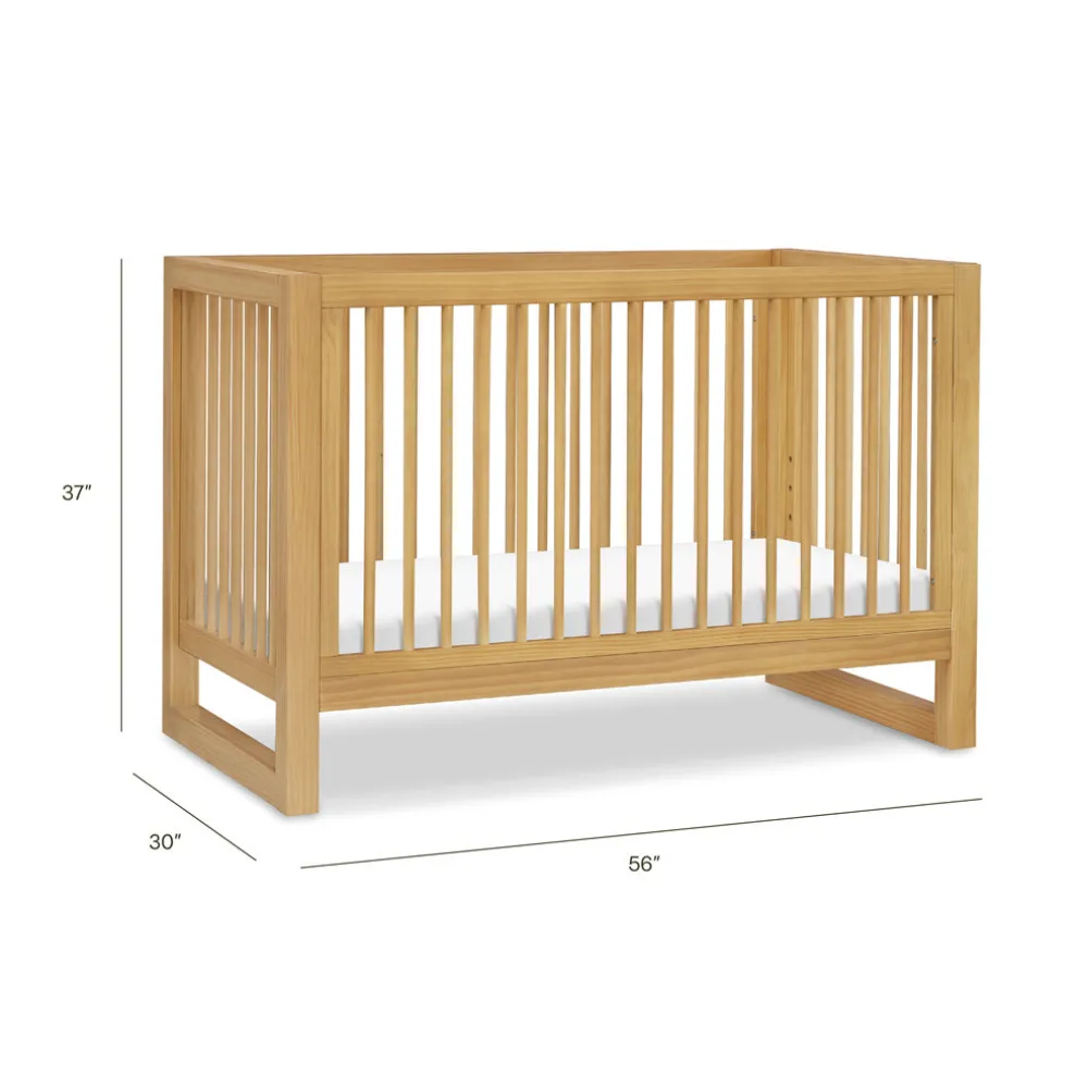 Nantucket 3-in-1 Convertible Crib With Toddler Bed Conversion Kit