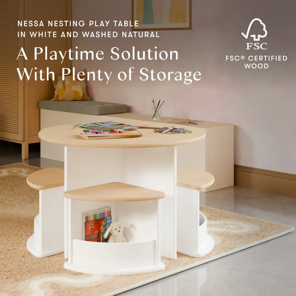 Nessa Nesting Play Table and Chair Set