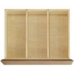 Novella 6 Drawer Dresser in Stained Ash and Ivory