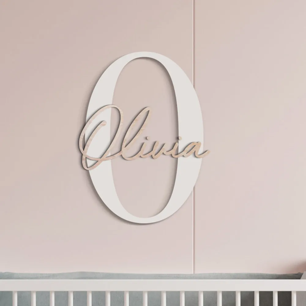 Nursery Initial & Name On It