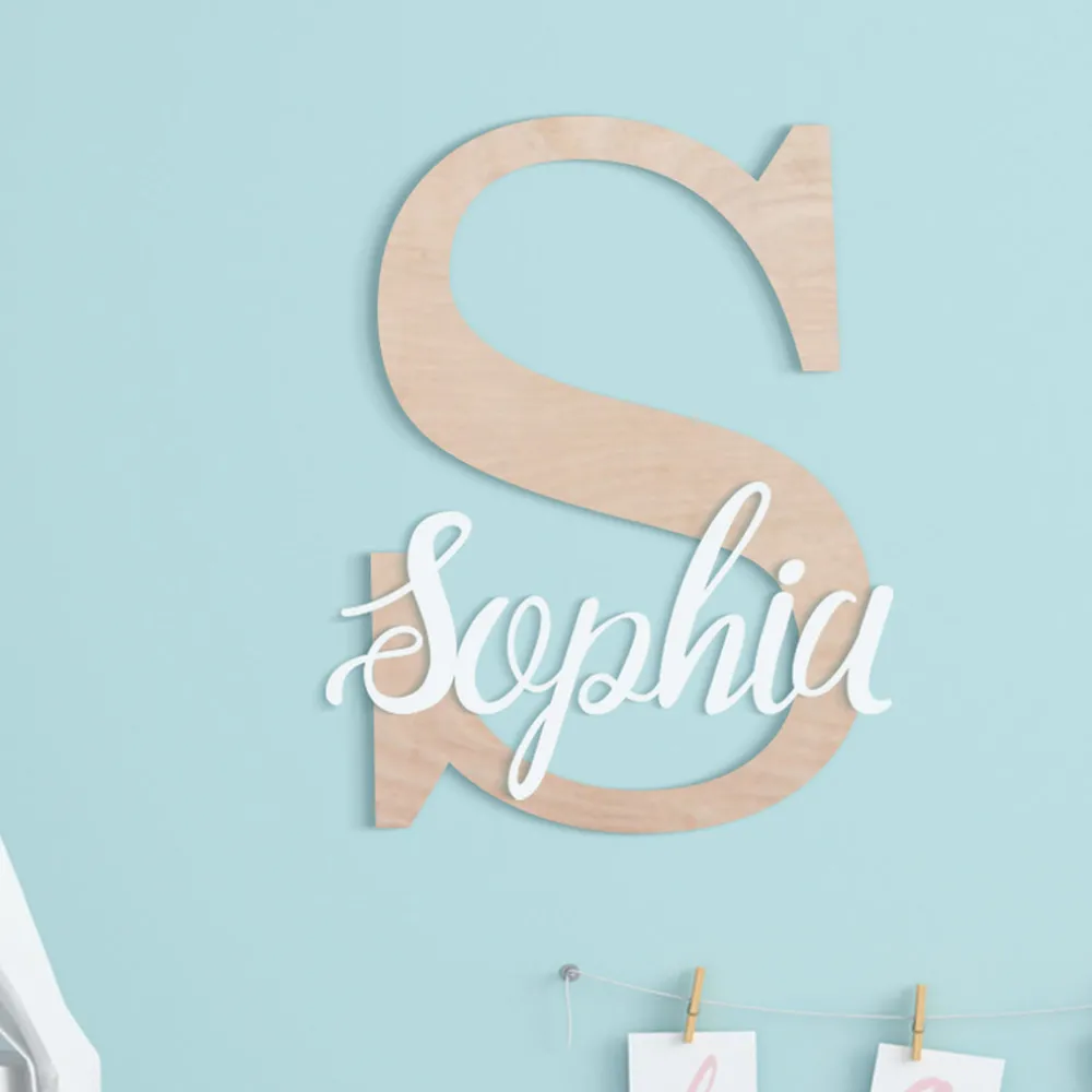 Nursery Initial & Name On It