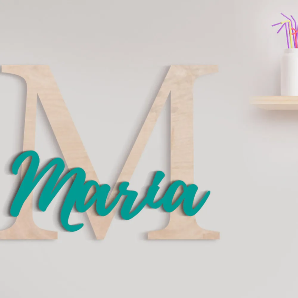 Nursery Initial & Name On It