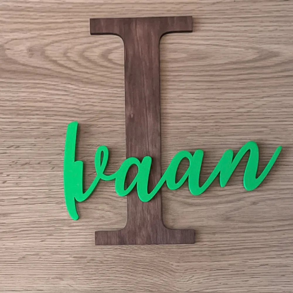 Nursery Initial & Name On It