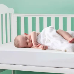 Organic Cotton Jersey Crib Mattress Protector Pad
